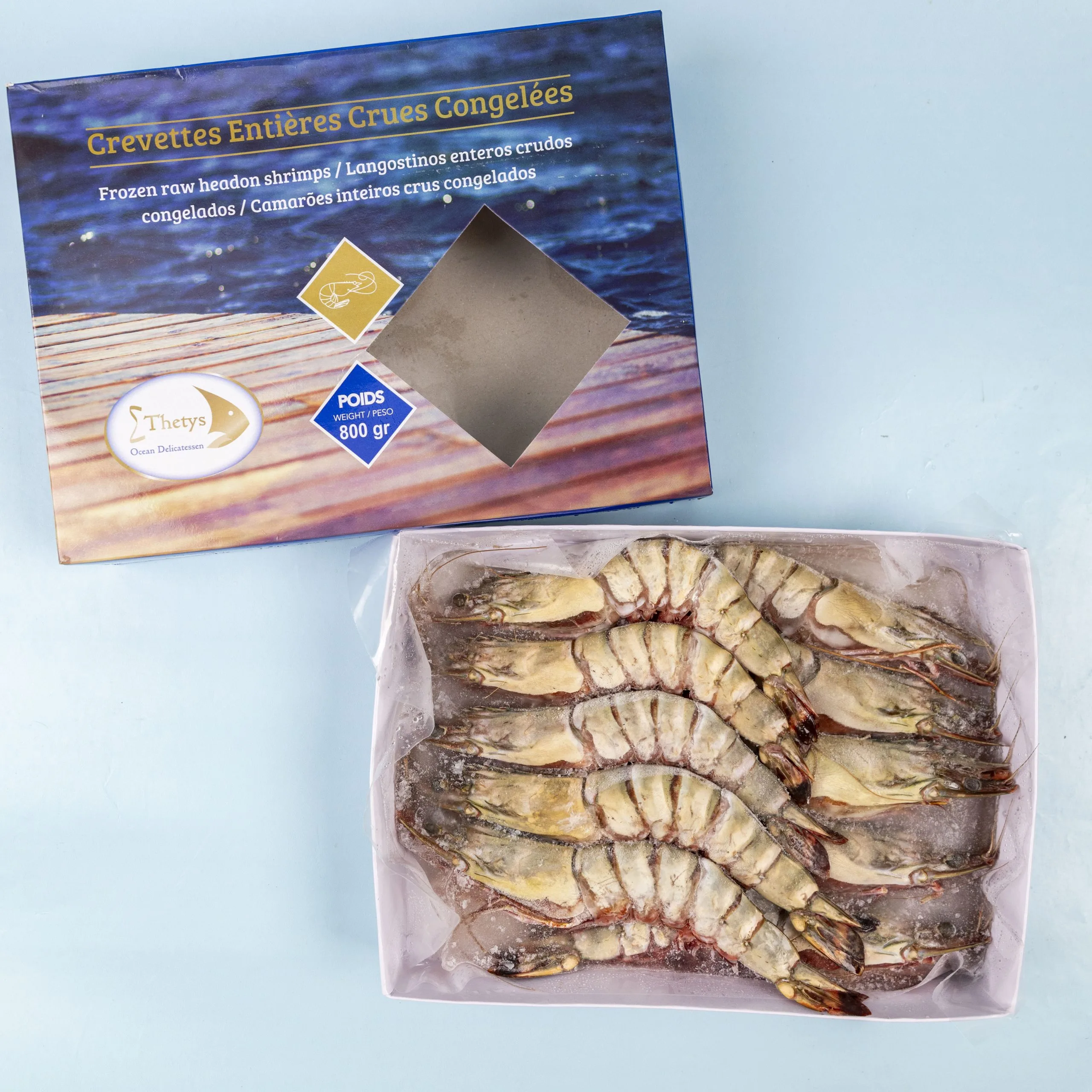 crevettes congeler